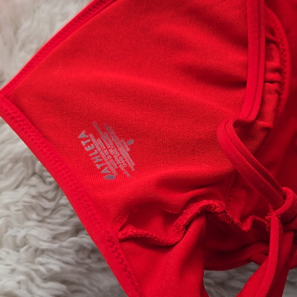 Athleta Kihei Loop-back Strappy Red One-piece Small - Picture 7 of 9